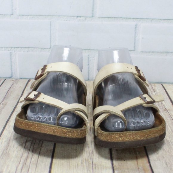BIRKENSTOCK Mayari Toe Hug Slip-on Sandals Size 7 - Picture 4 of 9